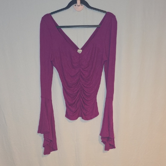 We The Free Tops - We The Free Magenta Long Sleeve Top